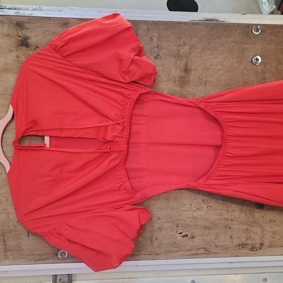 Cinq a sept Orange Maxi Dress 2 NWT - Picture 4 of 4